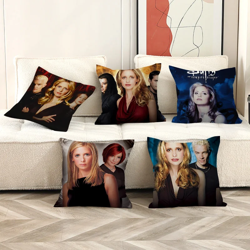 Buffy The Vampire Slayer Pillow Anime Pillow Sofa Bed Head Pillow Cover Cushion Cover 45x45 Cm Fashion