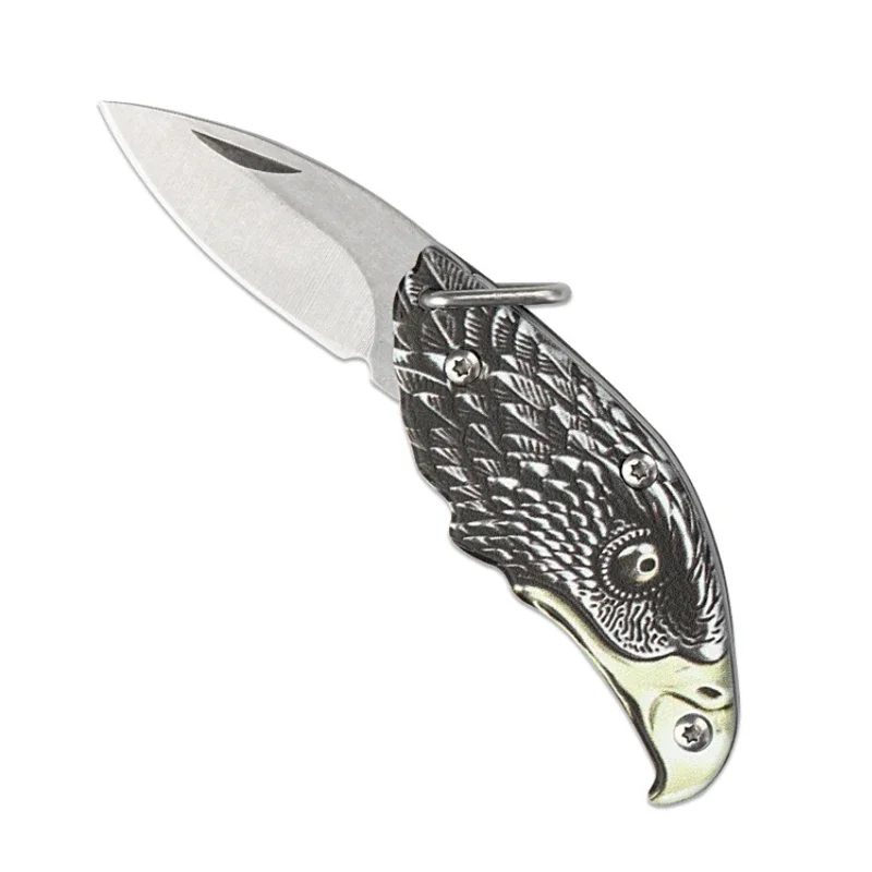 Creative Eagle Mini Pocket Folding Knife Keychain Portable Pendant Outdoor Survival Emergency Tactical Kinfe EDC Tool Unboxing