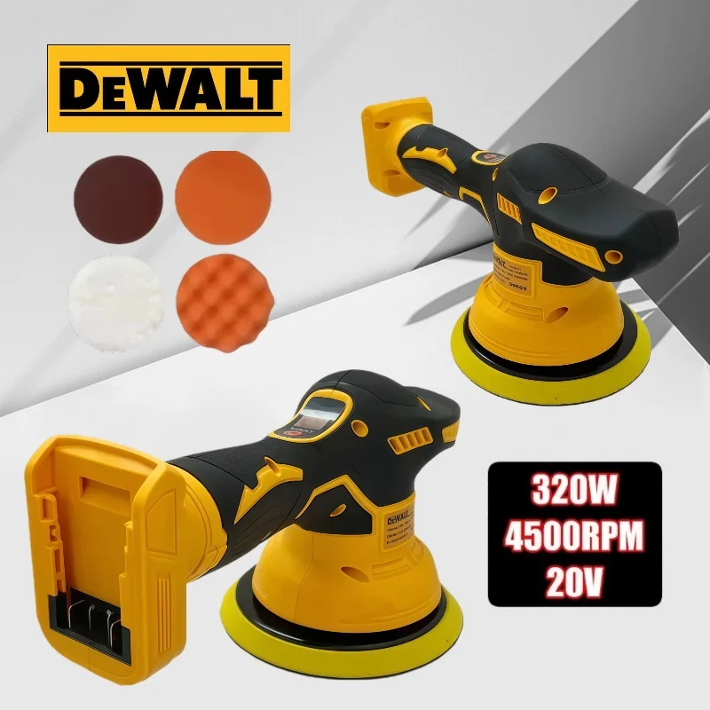 

Dewalt Digital Display Cordless Car Polisher 8 Gears Electric Polisher Auto Car Waxing Polishing Machine For 18V Battery