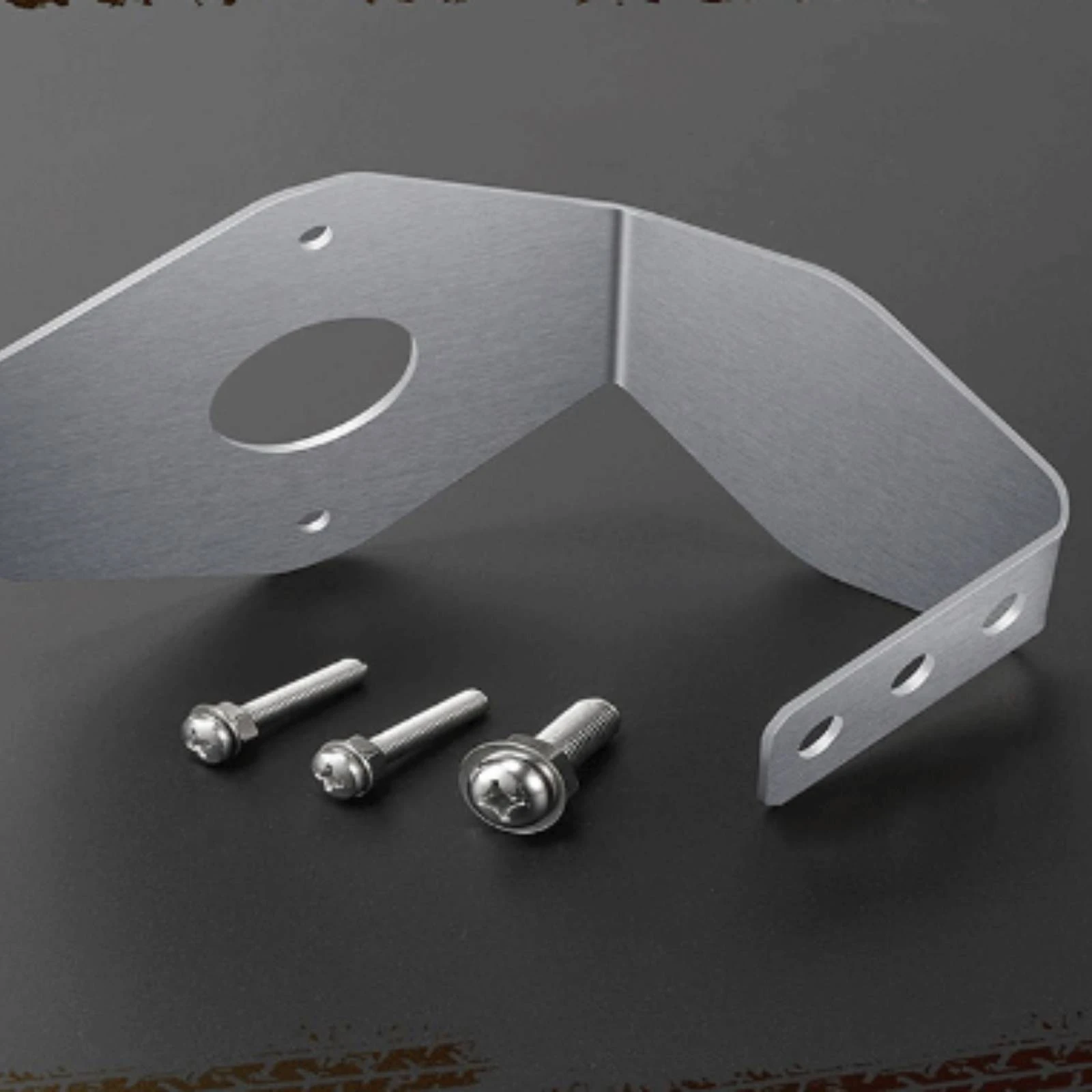 2 Pieces Mirror Turn Transmission Mounting Bracket Corrosion-Resistant Watermelon Light Brackets for Outdoor Vehicle Use, Trucks