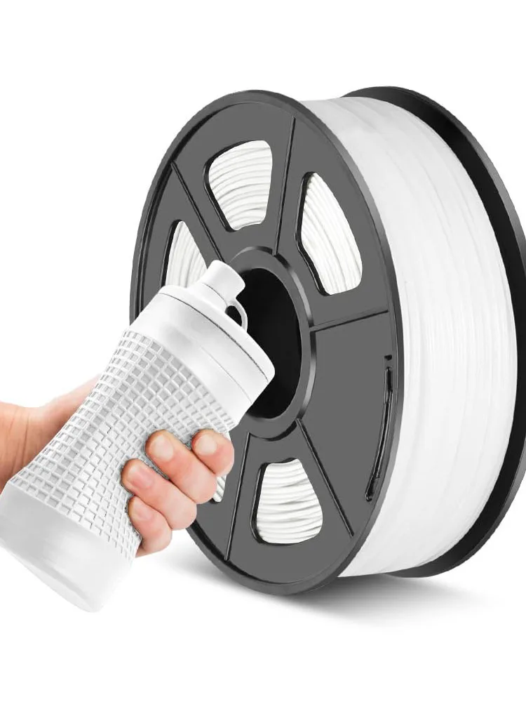 3D-Drucker Filament-Set Mehrfarbig 95A TPU 1,75mm - Blau Schwarz Transparent Grau Rot Weiß 250g*6er-Pack – Detail 3
