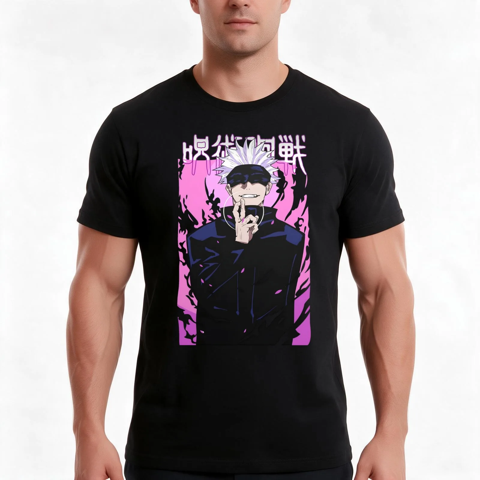limitless user T-Shirt, Summer Casual Cotton Tee, Oversized Streetwear Tops, Vintage Graphic Print, Loose Fit Short Sleeve