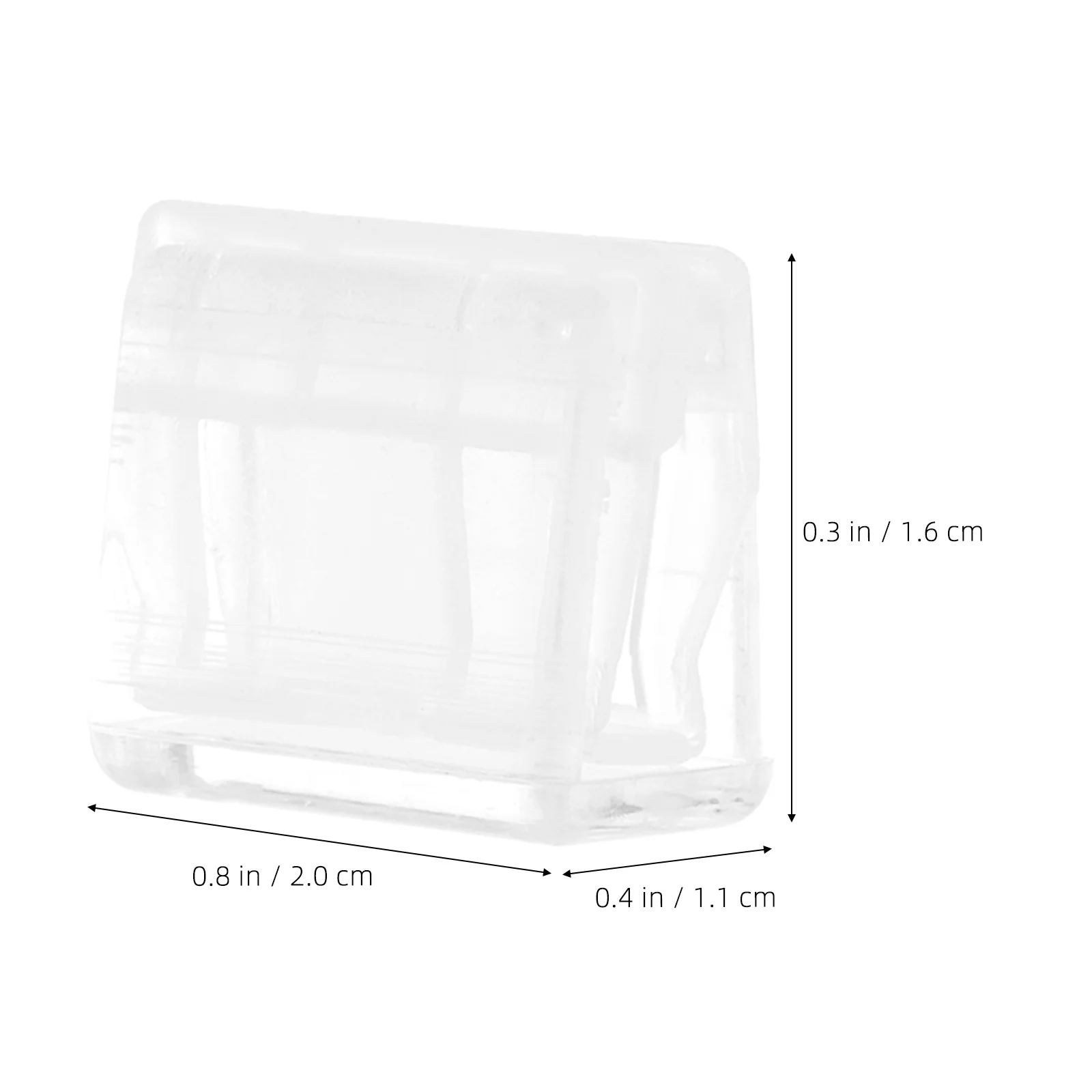 20Pcs Transparent Plastic Paper Clips Push Clips for Organizing Documents Files Memo Holder Office School Clear Bookmarks