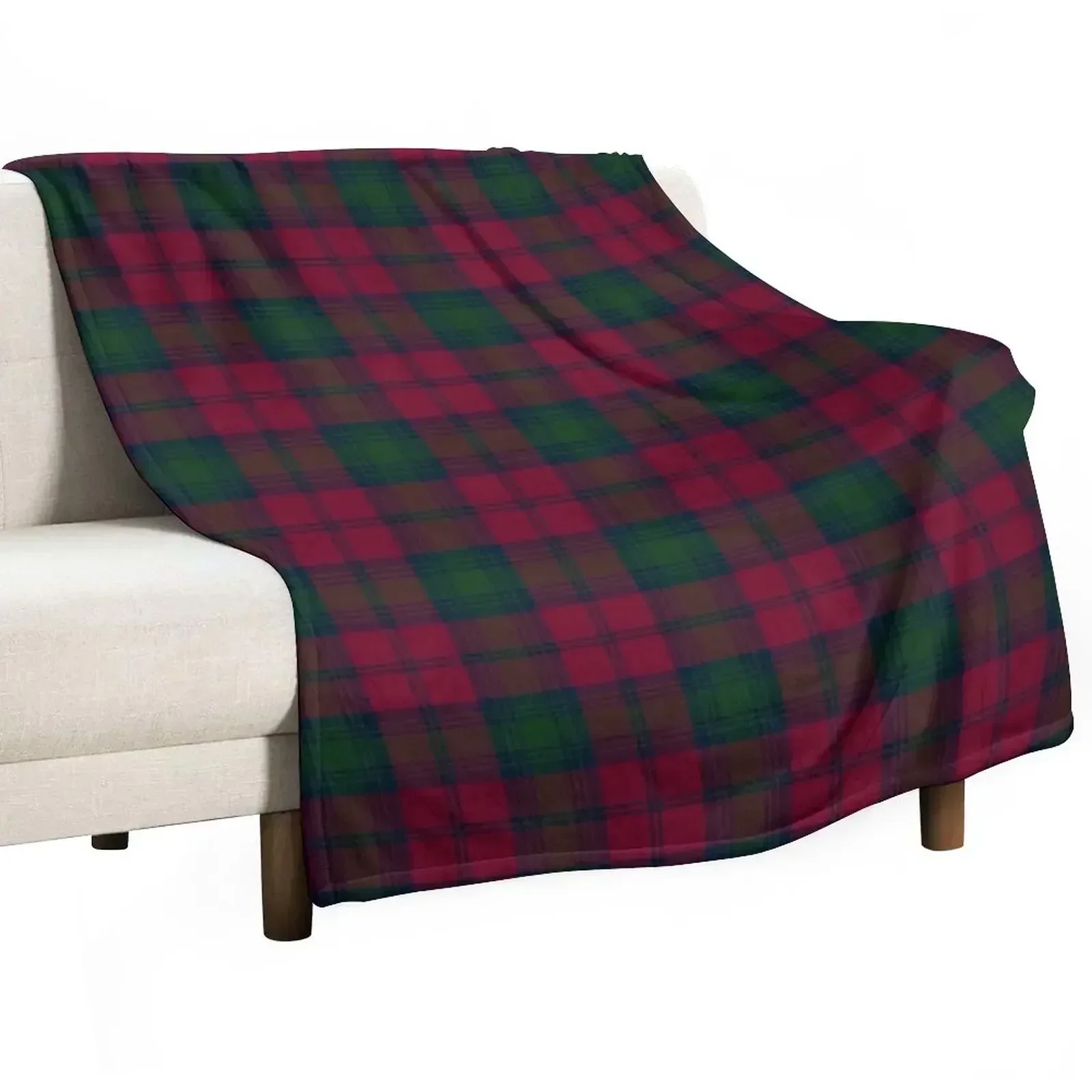 

Clan Lindsay Tartan Throw Blanket Multi Use Warm Blanket for Living Room Bedroom