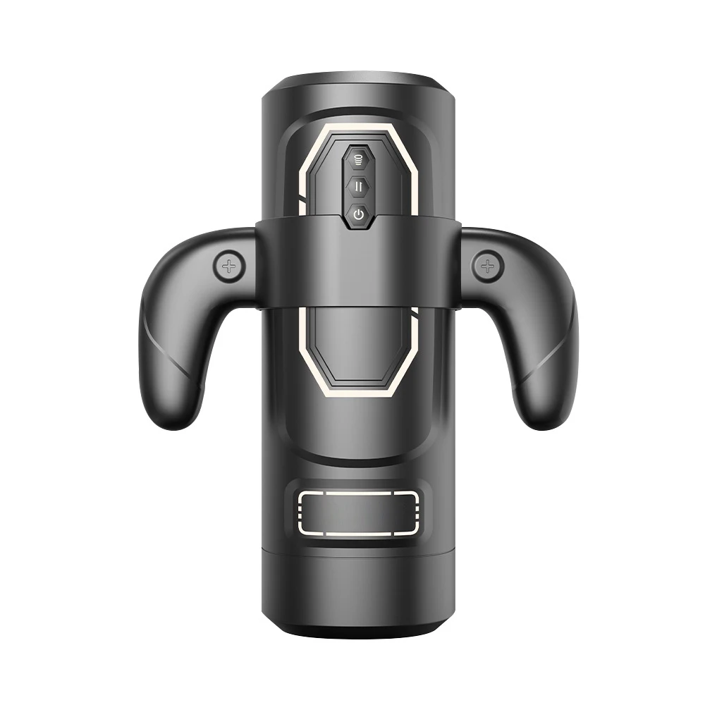 Electric Handle Airplane Cup for Men Adult Style Fully Automatic Retractable Heating Masturbator Suction Clip Sex Toys for Men