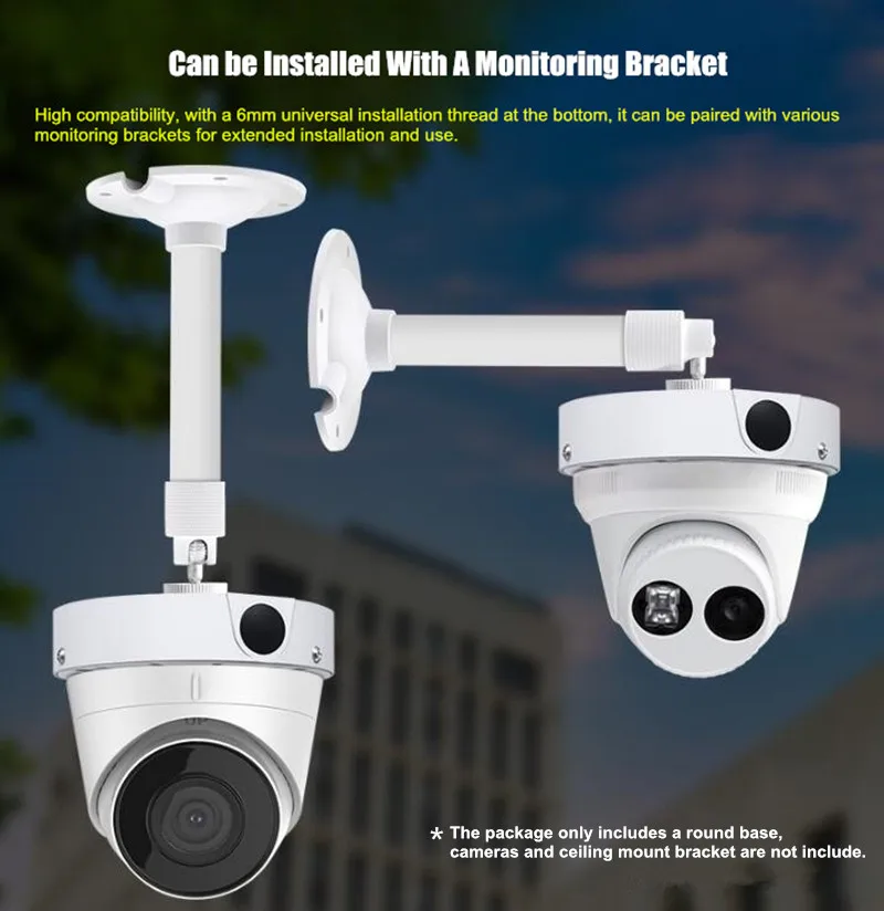 75-150cm Telescopic Length Aluminum Alloy Ceiling Mounted Bracket Camera Holder Stand 1/4 inch 6mm Screw Thread 360° Adjustable