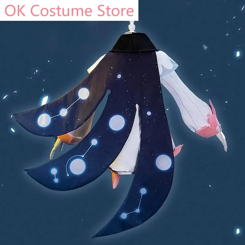 Anime Genshin Impact Traveler Paimon Lovely Jumpsuits Uniform Cosplay Costume Halloween Party Role Play Outfit Women