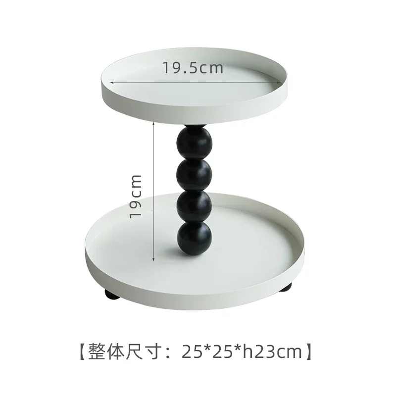 

Nordic simple desktop storage entrance double-layer tray light luxury creative home decoration ornament
