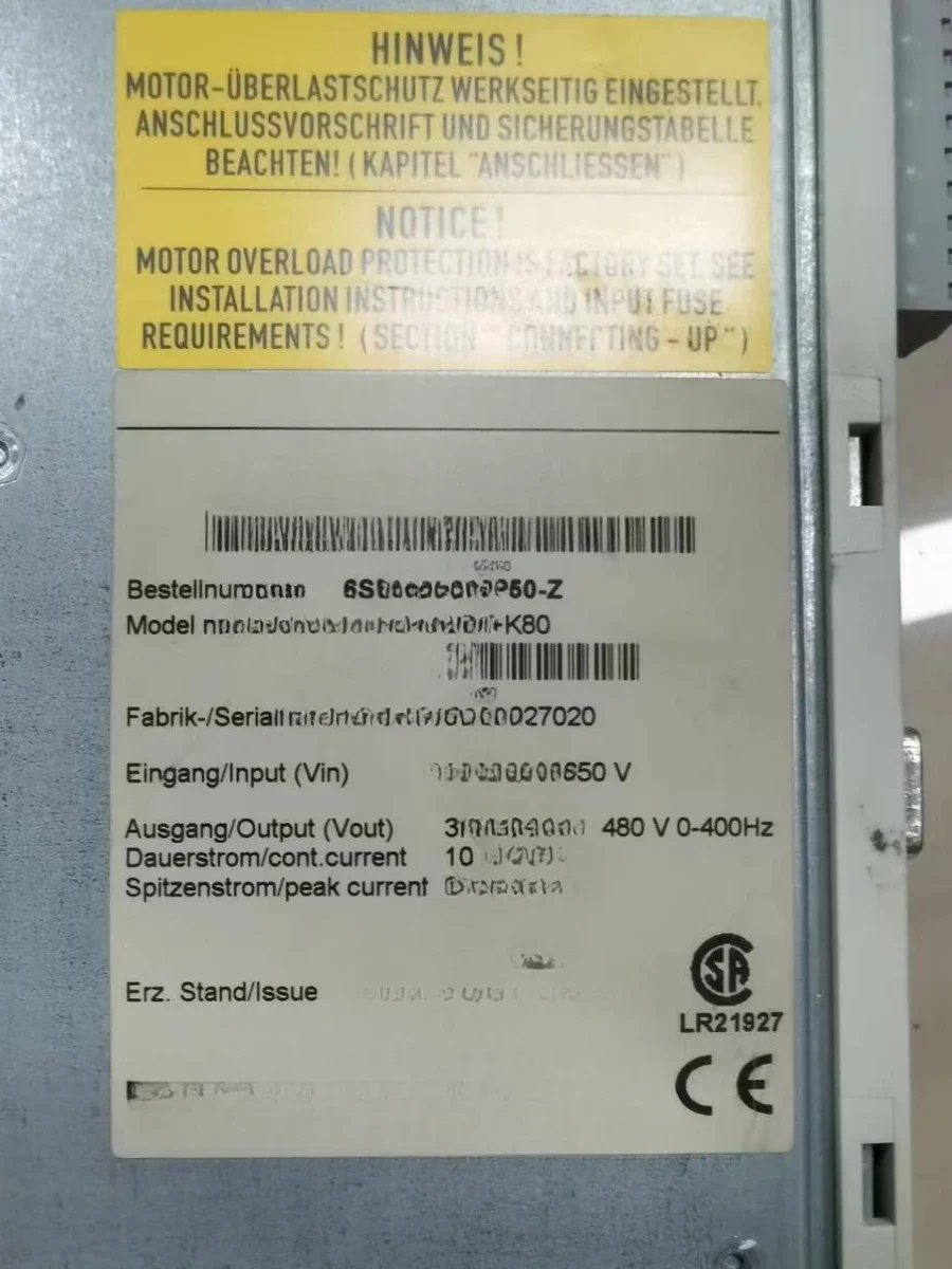 Driver 6SE7021-0TP5…