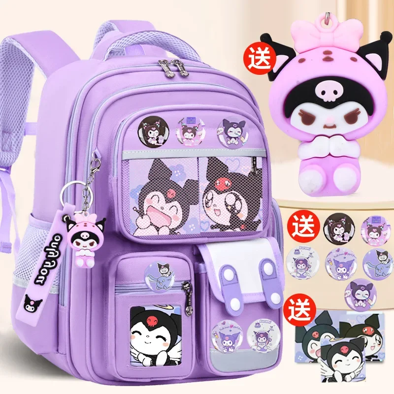 Disney cartoon Kuromi plecak dla dzieci Mini tornister dziewczyny i chłopcy śliczna torba na ramię