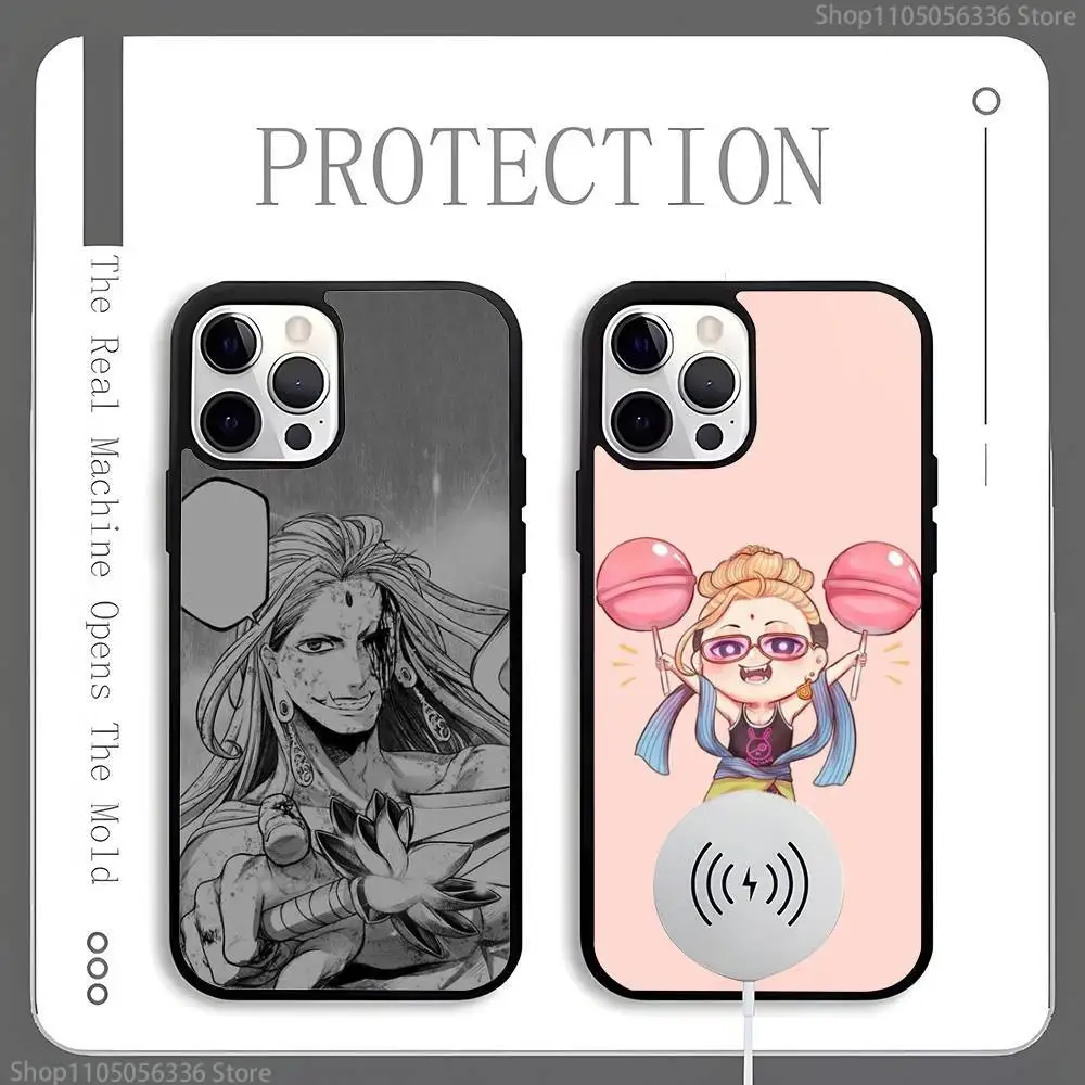 

R-Record of ragnarok buddha Phone Case For Magnetic Wireless Charge Cover For iphone 16 15 14 13 12 11 Pro Max Plus Coque