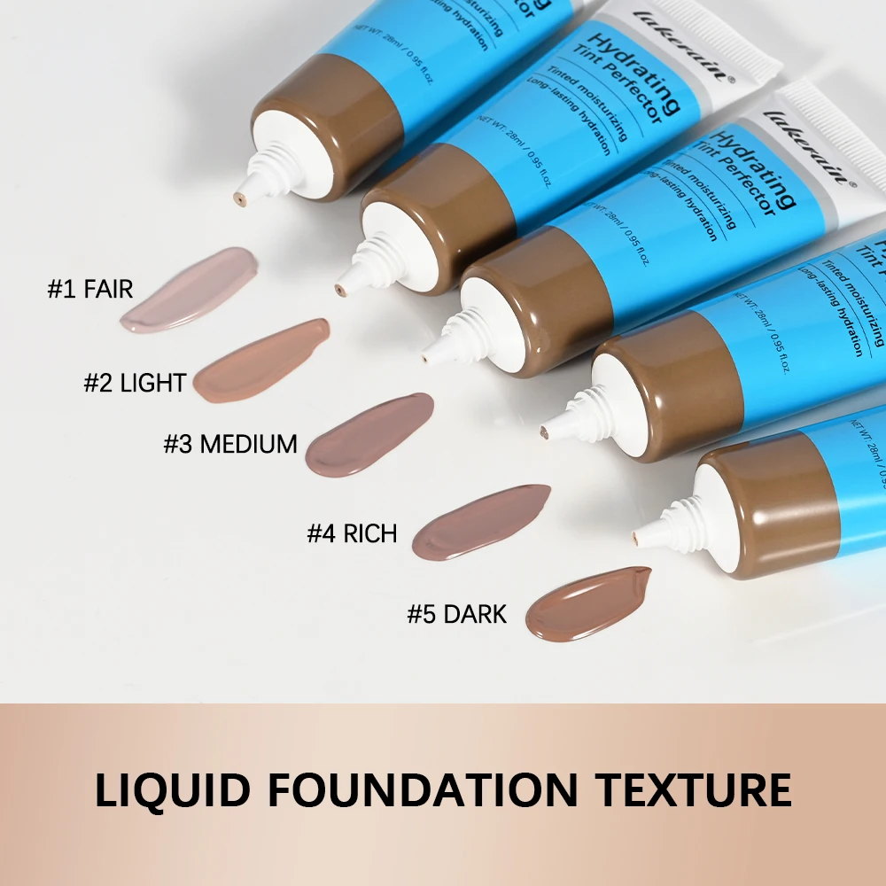 28ml Hydrating Skin Tint Perfector - Aqua Release Tinted Moisturizer Lightweight Formula - Sheer to Light Coverage Face Makeup