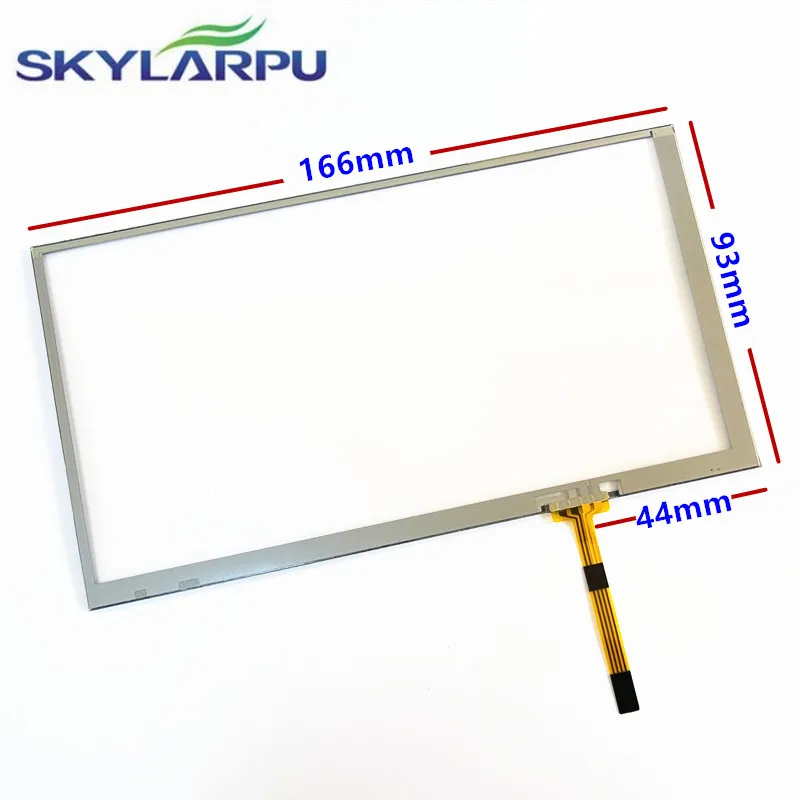 

Original New 6.95" Inch Resistance Touch Screen Panel For 166mm*93mm 166*93mm Car DVD Navigation Handwriting External Screen