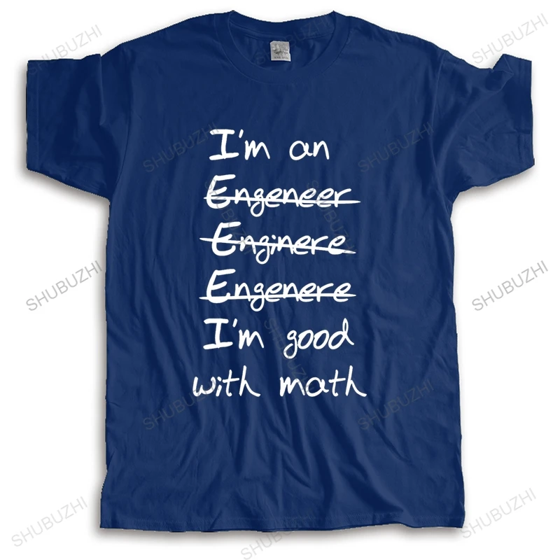 Новинка, я инженер, я хорошо в математике, Забавный инженер физика, мужская одежда с коротким рукавом, футболки