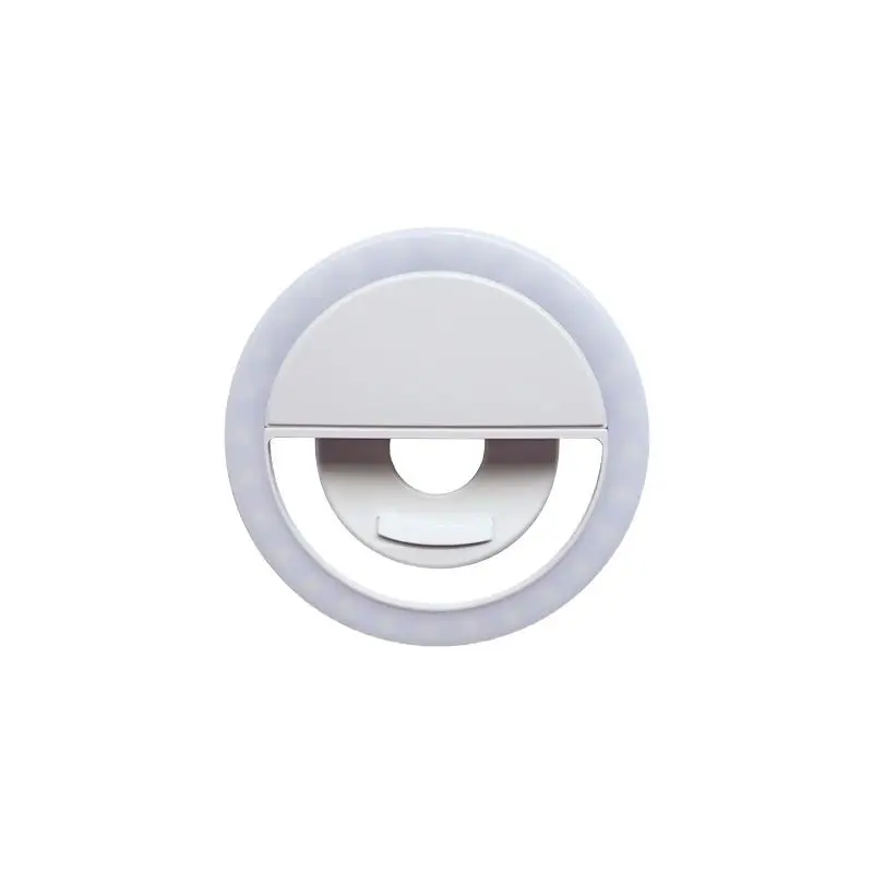 ไฟวงแหวนแบบพกพาสำหรับถ่ายภาพและเซลฟี่ ใช้กับโทรศัพท์มือถือได้ ชาร์จซ้ำได้ เหมาะสำหรับการถ่ายภาพและความงาม