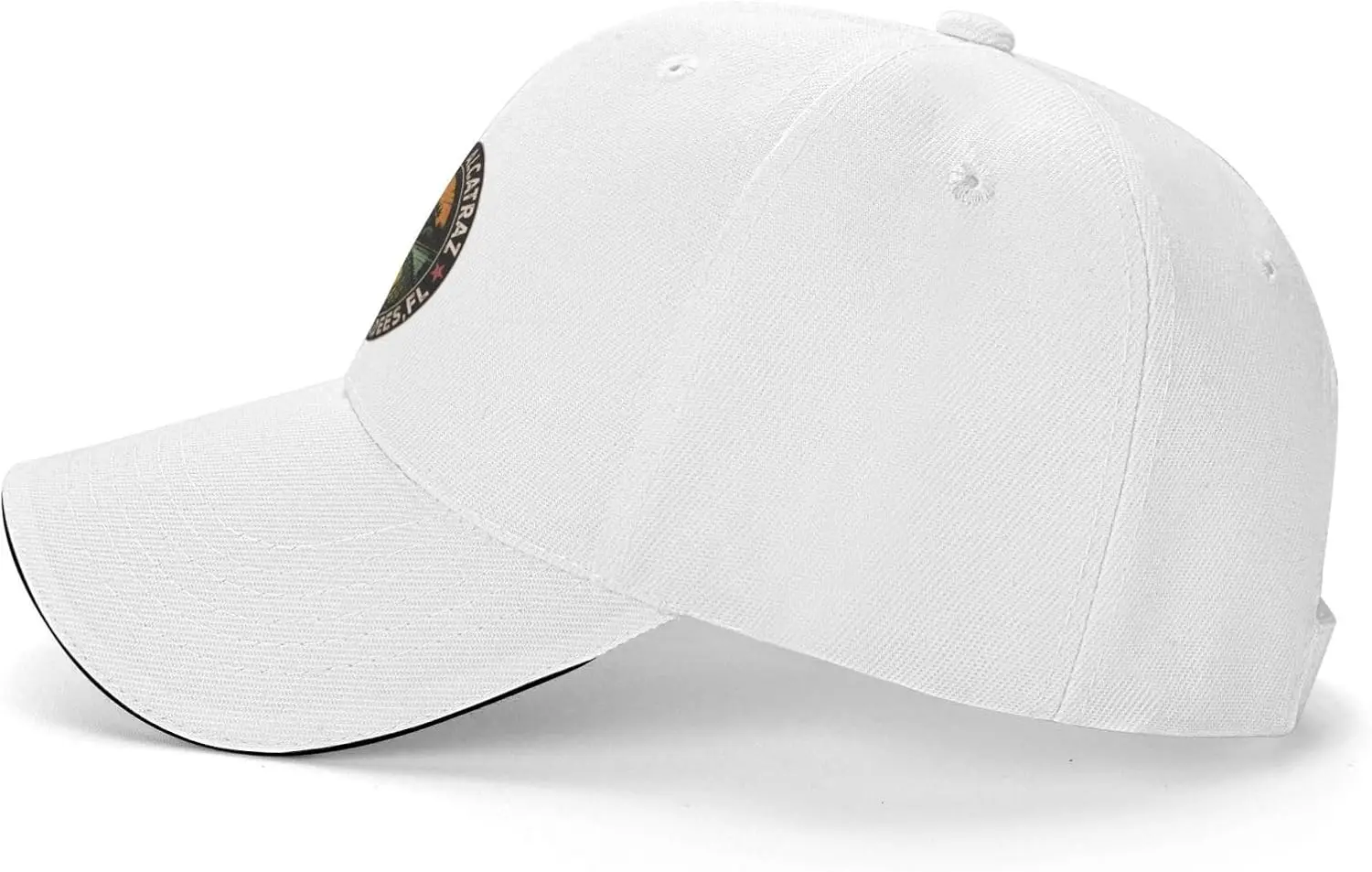 قبعات فلوريدا Everglades Alligator Alcatraz للنساء قبعة بيسبول كلاسيكية مغسولة للجري سريعة الجفاف