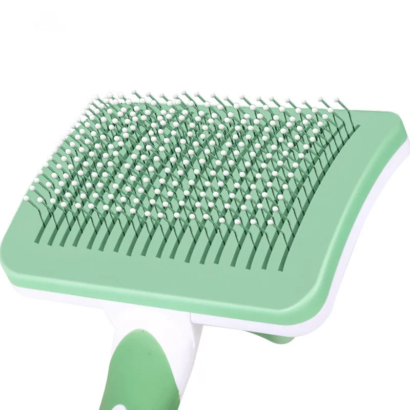 Pet Hair Shedding Comb Dog Cat Brush Removes Loose Hair Mats Tangles Comb Soft Dog Puppy Pet Grooming Tool Cat Accessories