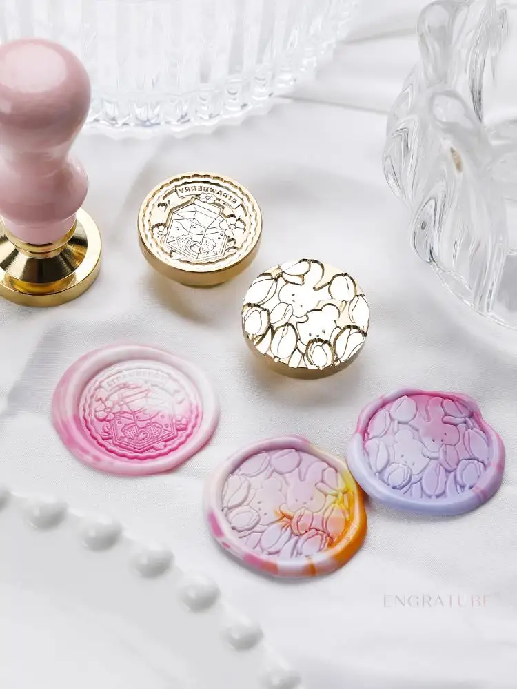 Multilayer Wax Seal Stamp Vintage Antique Sealing Invitations DIY Envelope Hobby Tools Dedicated Replace Copper Head With Handle