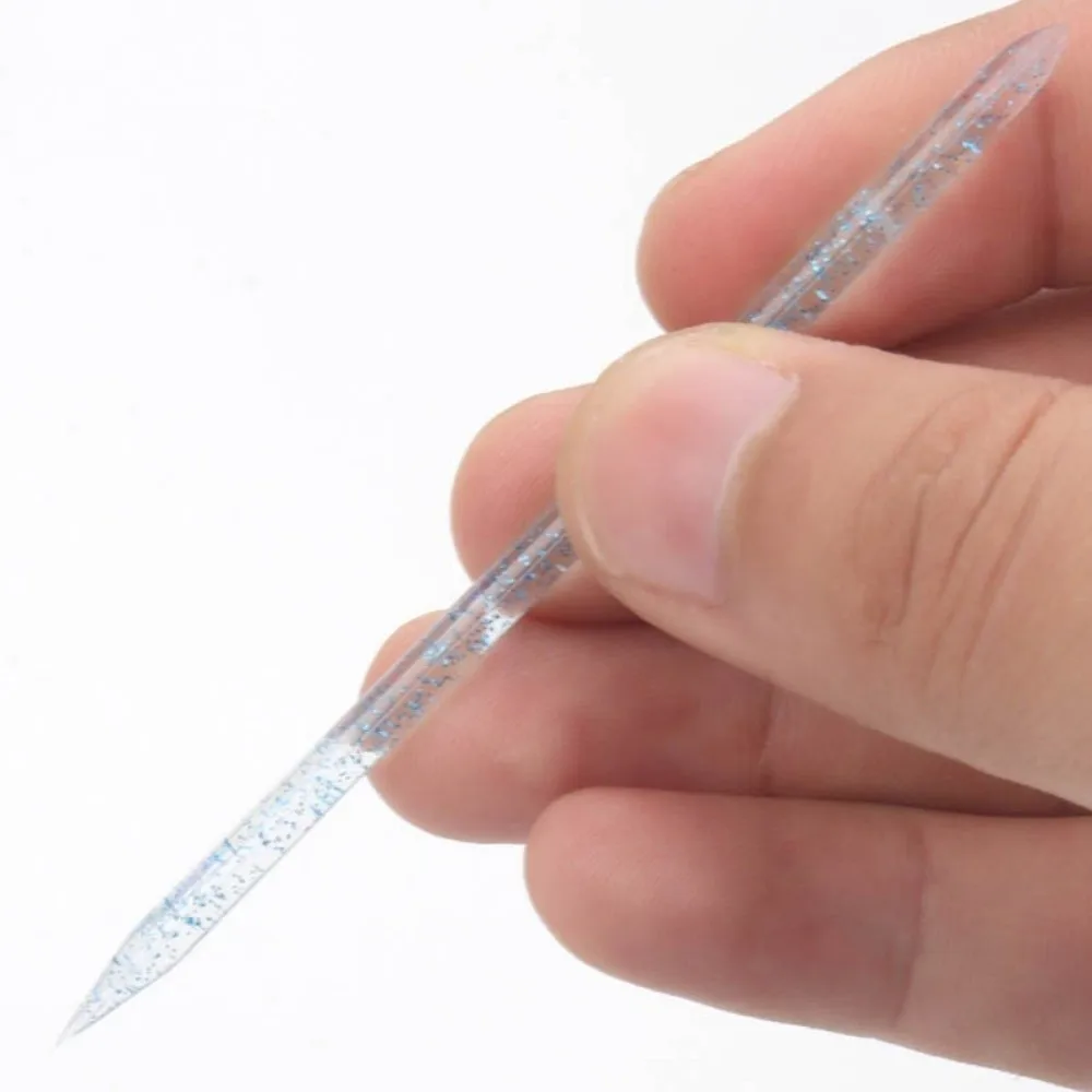 50/100 Stücke Wiederverwendbare Kristall Stick Kristall Material Professionelle Design Nagelhautentferner Werkzeug Nagelhautschieber Multifunktional