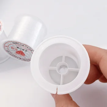 Zxiixz 1 لفة البلاستيك الكريستال لتقوم بها بنفسك الديكور خيط...