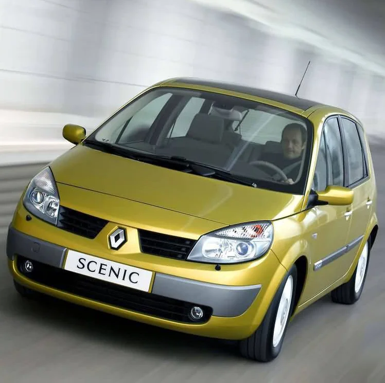 For Renault Scenic 2004-2011 Window Glass Switch Cover Overlay Trim Panel Chrome Car Styling Accessories 4PCS