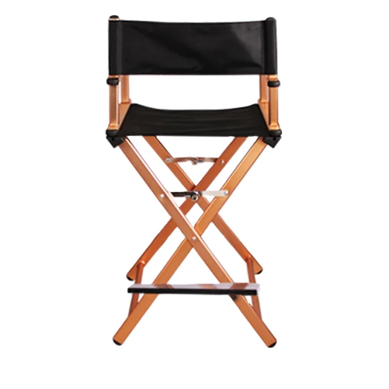 Hot Sale Hot pink  Aluminum Chair Professional Folding Removable Makeup Chair Outdoor Chair  in Stock for Studio for Leisure