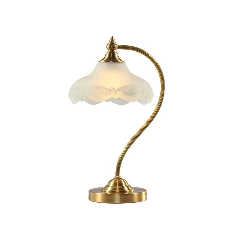 

Warm bedroom bedside table lamp, simple European study lamp