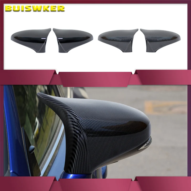 For Lexus GS/ES/RC/RCF/GSF/CT/LS 2013 - 2018 1Pair Rearview Mirror Cover Wing Side Mirror Caps LHD Car Accessories