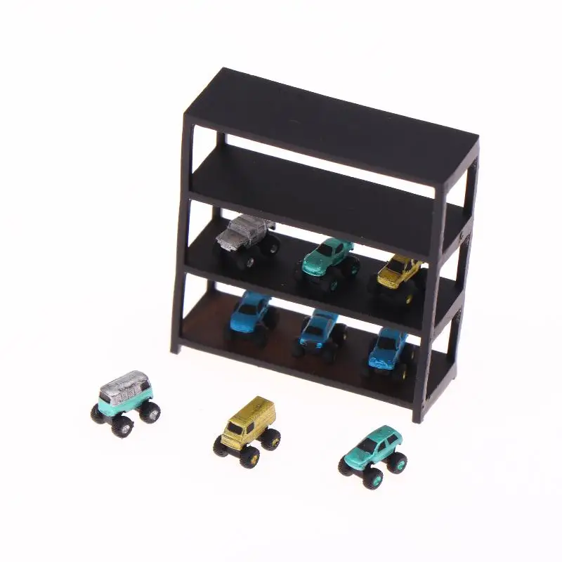 Kit diorama per garage in miniatura per modellini di auto in scala 1:64 e 1:10 - Scena di riparazione fai-da-te con accessori per esposizioni artigianali