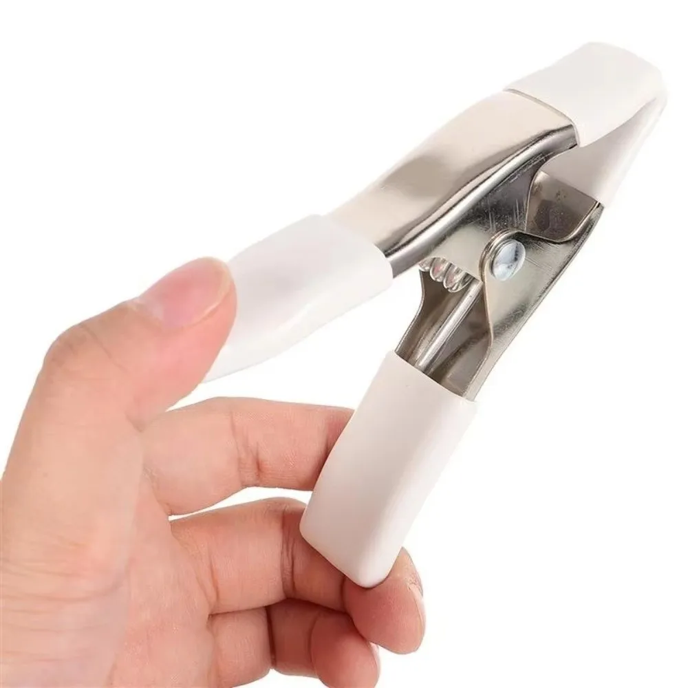 Portable Metal Wedding Dress Clip 4/6inch Multi-Purpose Photography Clips a-shaped Non-Slip Rubber Spring Clamps Backdrop Setup