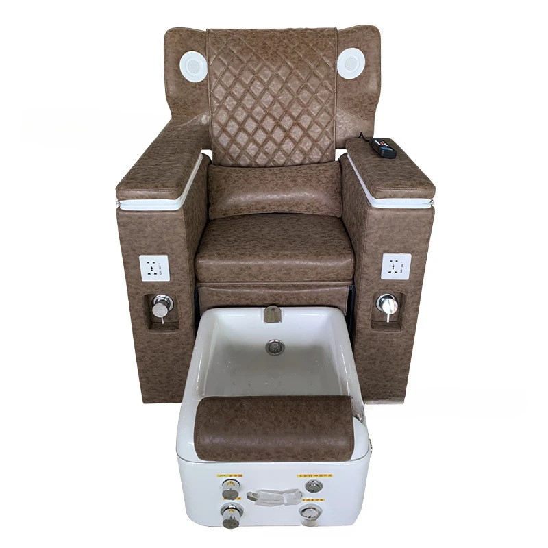 

Professional Pedicure Station Chaise Luxury Chair Economic Spa Sofa Furniture Foot Tub Stool Feet Rest Podiological