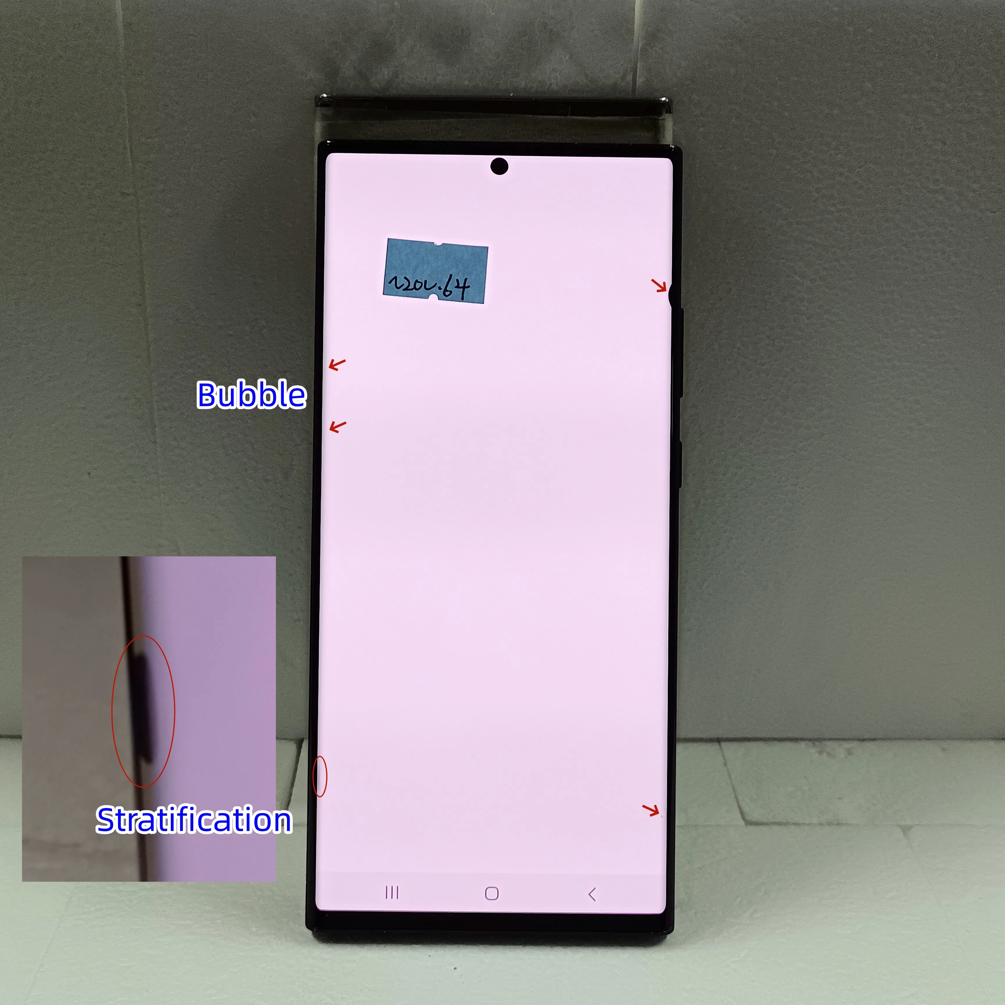 High Quality Amoled For Samsung Galaxy Note 20 Ultra Lcd Display N986b Touch Screen Digitizer With Defects Screen For N20U N985