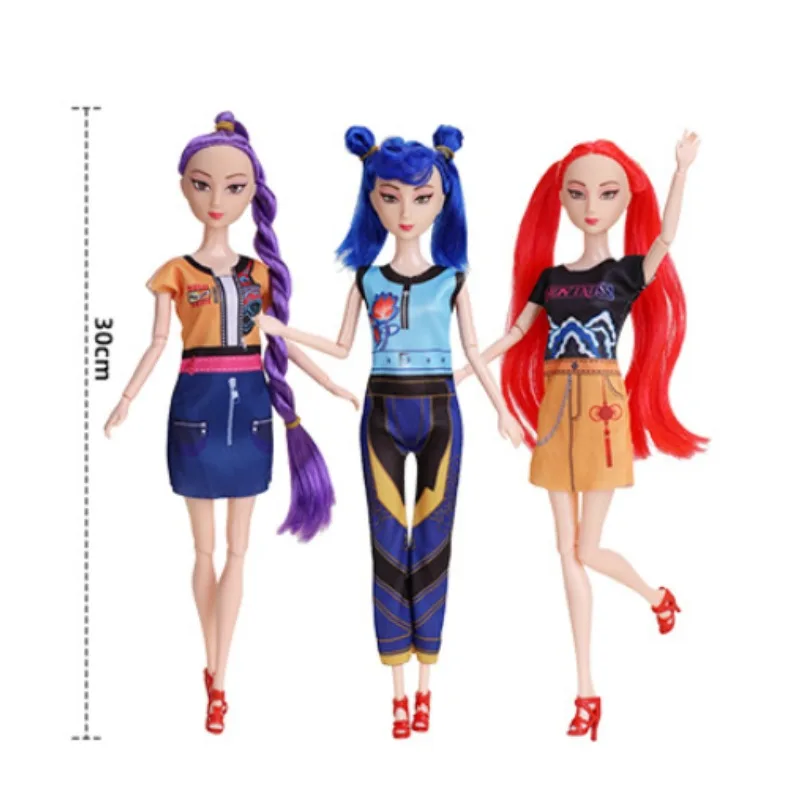 Boneca de 30 cm, boneca de ação anime de menina demoníaca, Mei Lu, Milla, Zoe, linda princesa, presente para fãs de meninas, brinquedo de boneca de plástico.