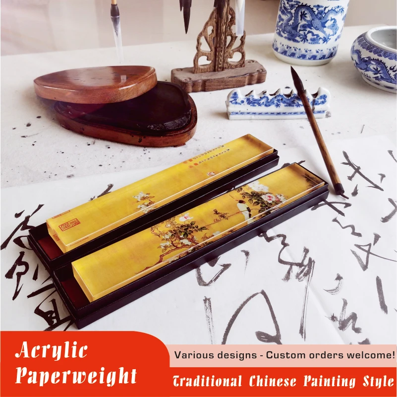 Акриловое пресс-папье в традиционном