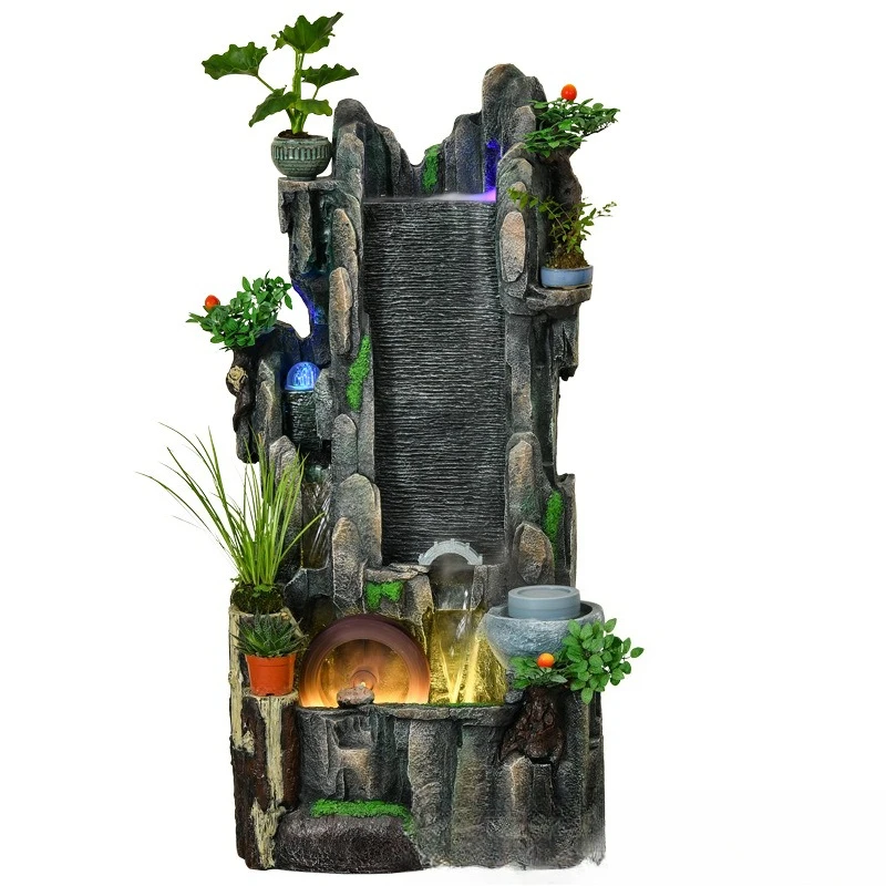 Rockery fountain ornament living room balcony office tea house decoration