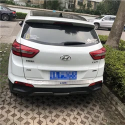 For Hyundai IX25 Spoiler 2014-2016 IX25 Creta SPOILER High Quality ABS Material Car Rear Wing Primer Color Rear Spoiler