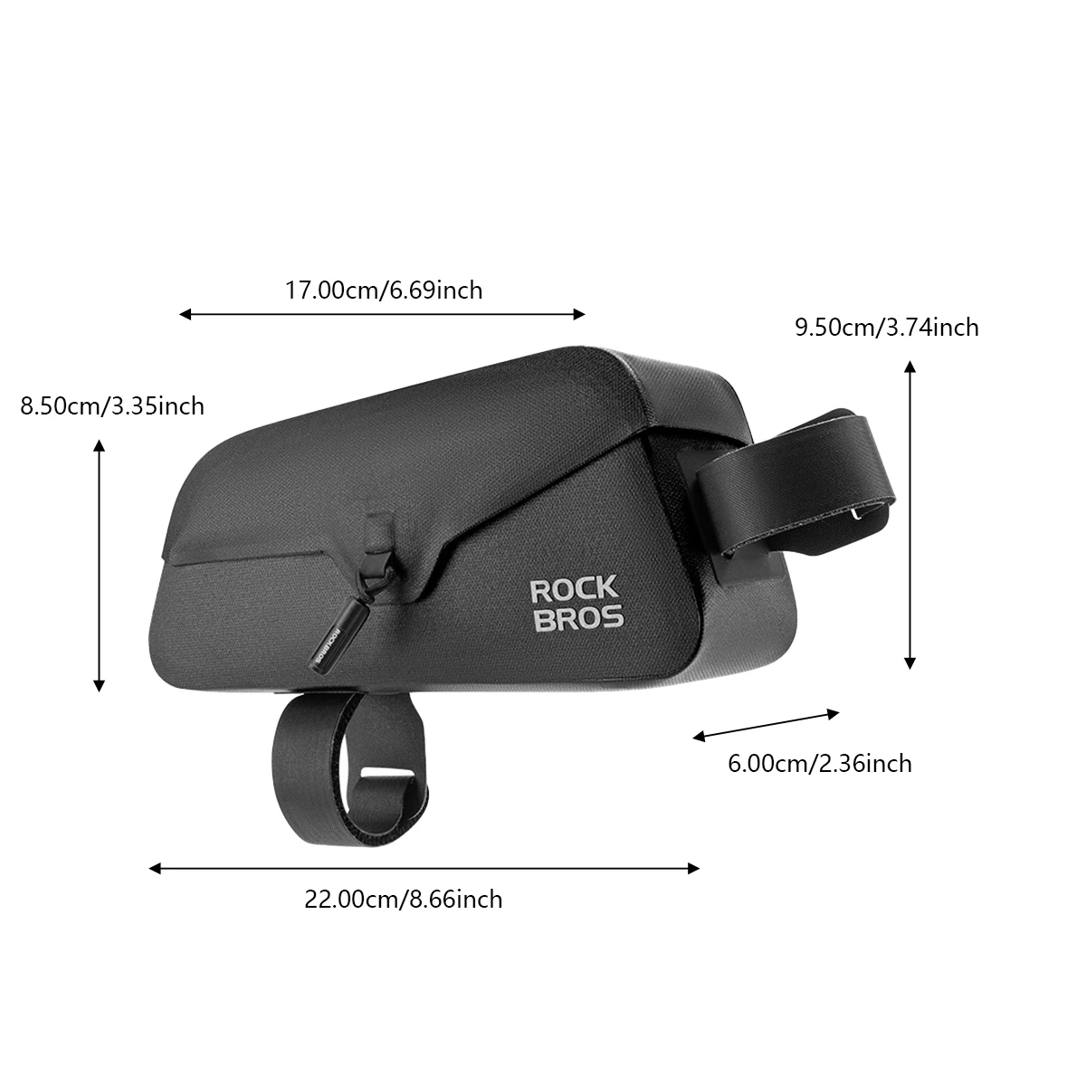 Universal Magnetic Suction Bicycle Top Tube Bag Pipe Mobile Phone Bag MTB Road Riding Bike Front Bag Portable Tool bag