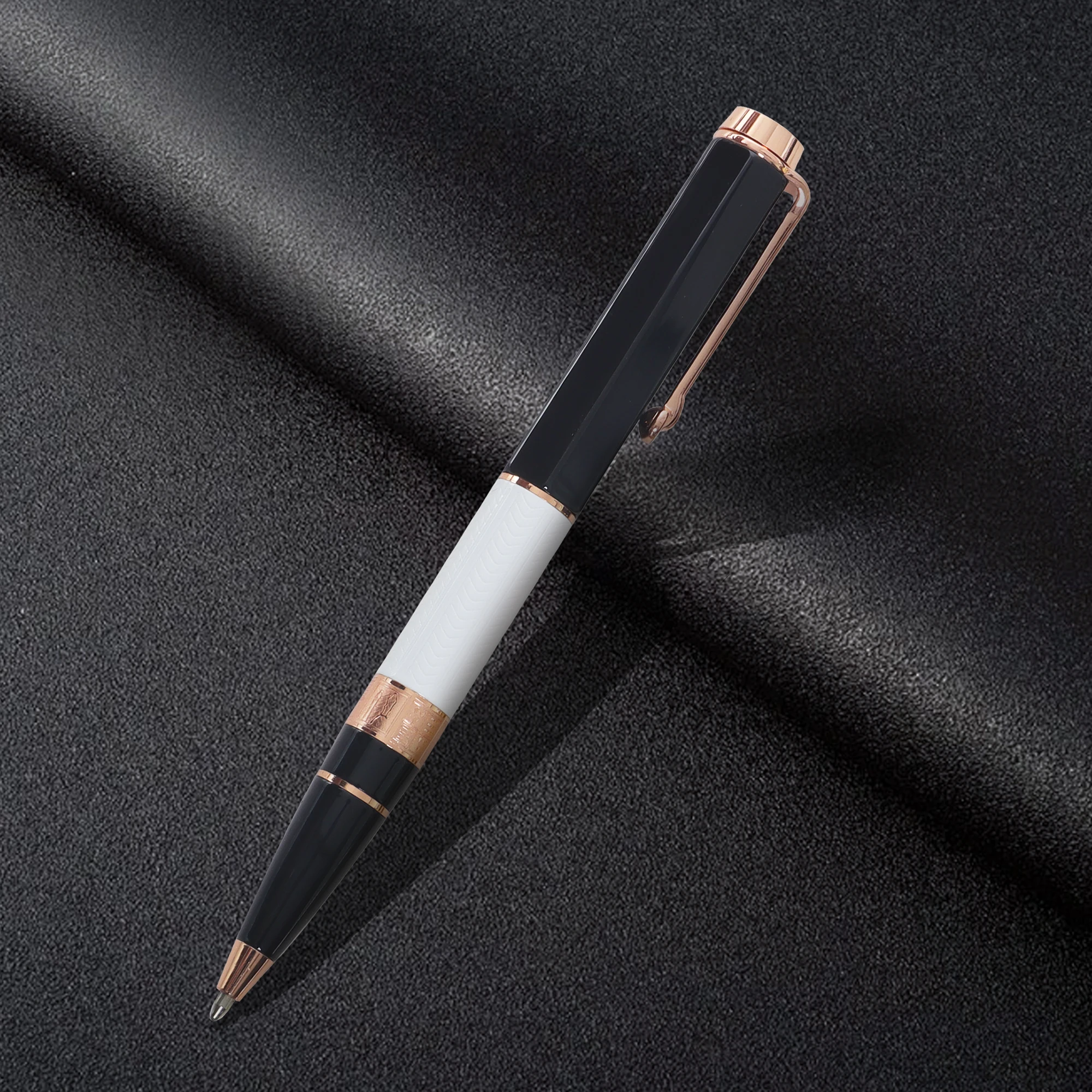 Luxury Fashion 606 Series Metal Ballpoint Pen Set with Heavy Feel, Includes Pen Gift Box, Black Ink, Elegant and Stylish Design