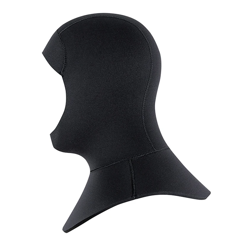 3-5mm Dive Hoodie with Ear and Head Protection, Sunscreen Swimming Cap for Snorkeling, Universal Cold Weather Dive Hat