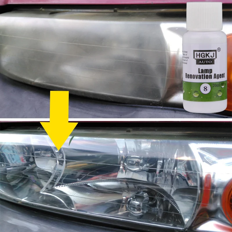 Car Light Restorative Liquid Removing Oxidation Dirt Portable Headlight Repair Polish Liquid For Car Headlight Restoration