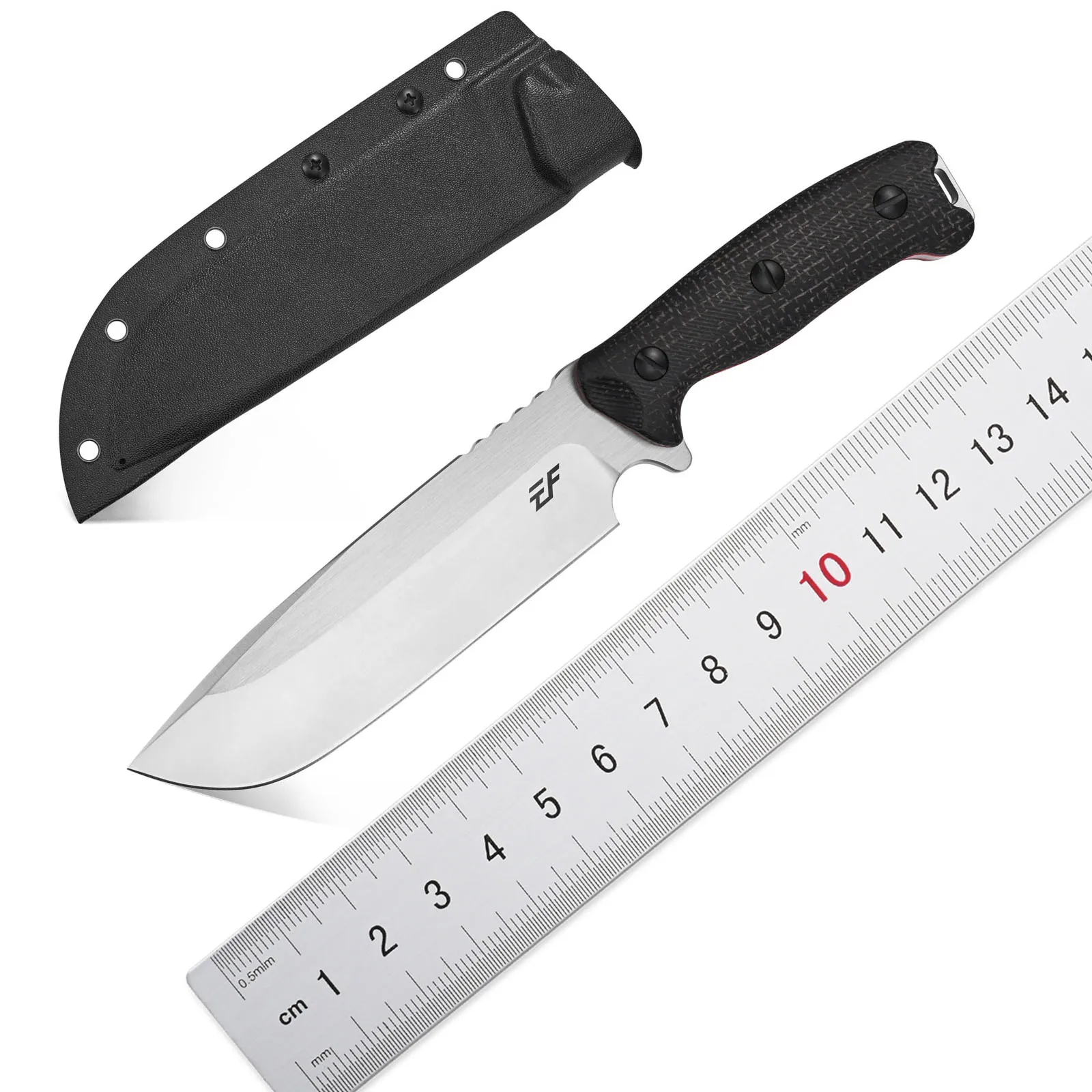 

Eafengrow EF143 Нож с фиксированным лезвием AUS-10 Лезвие из нержавеющей стали с ручкой из микарты Прямой нож Full Tang для кемпинга на открытом воздухе