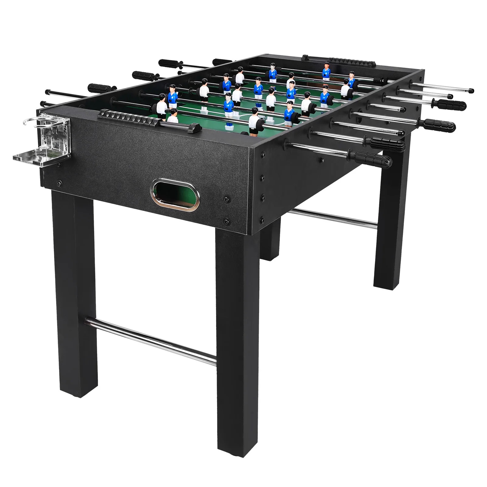 

Wood Soccer Table Wear Resist Full Size Soccer Game Table Reusable Multifunction Gaming Table for Friends and Family Playing