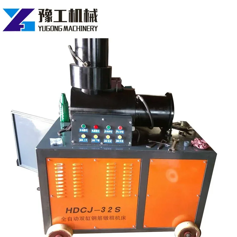 Hydraulic Rebar End Upsetting Forging Parallel Threading Machine Steel Bar