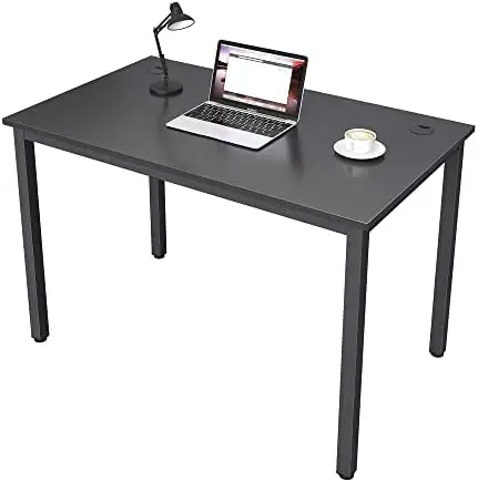 

It's_Organized Computer Desk 47 Inch Office Study Writing Desk, Simple Laptop Computer Table, Easy Assembly, Industrial Sty