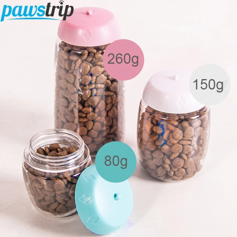 Contenedor de comida portátil para perros, 80/150/260g, para viajes al aire libre, taza de comida para llevar, taza alimentadora duradera para mascotas, accesorios para perros
