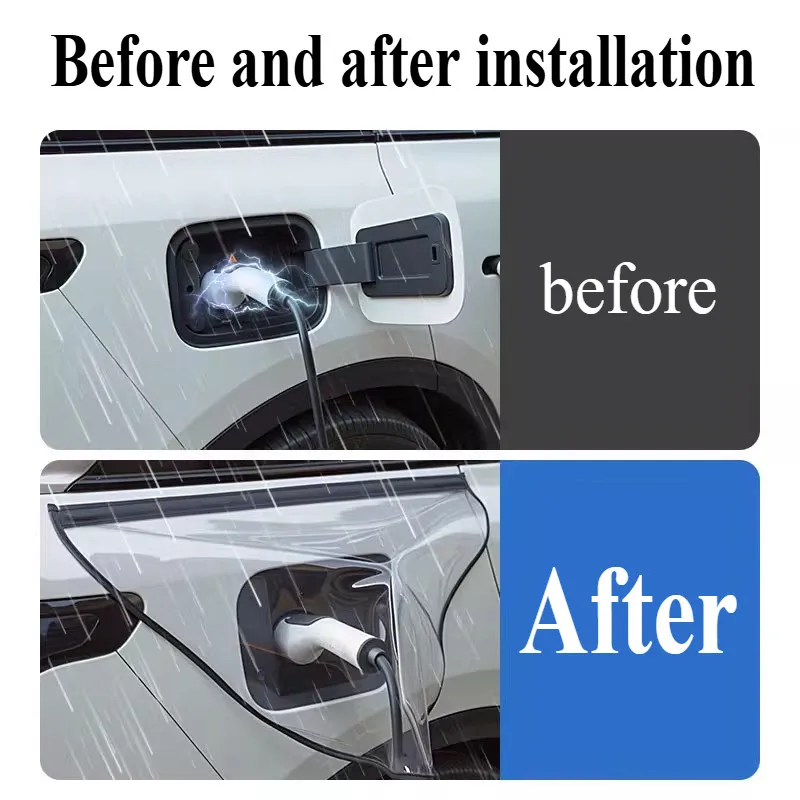 ​ لنماذج Haval H6 PHEV/EV: غطاء شاحن كهرباء - درع TPU مقاوم للماء مع مقاس عالمي وتصنيف IP67