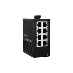 Switch Ethernet industriale Gigabit (PoE) a 8 porte: switch RJ45 a 8 porte 10/100/1000 Mbps, switch di rete su guida Din IEE802.3af/at/bt