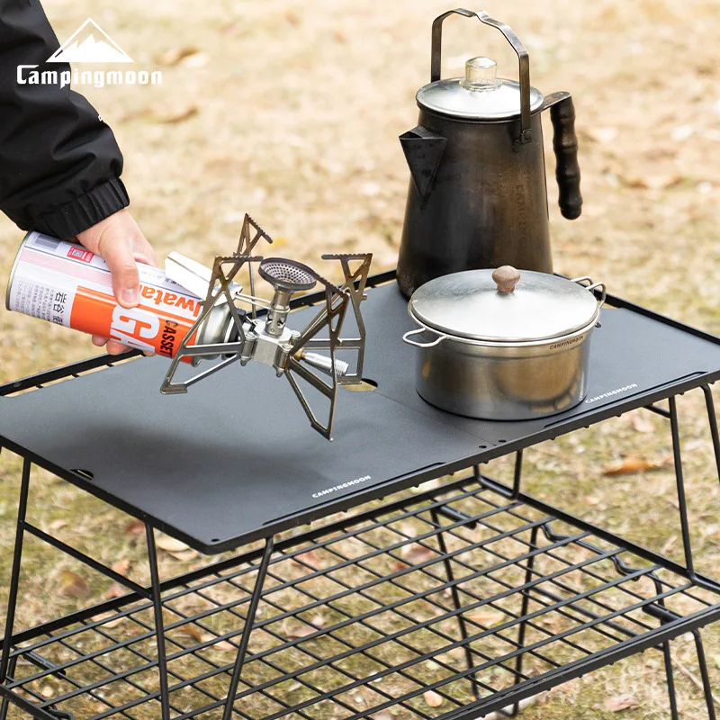 T-2358 Light Mesh Table Top - Two Pieces Set - Lightweight Aluminum Table Top - Camping Foldable Table Accessories