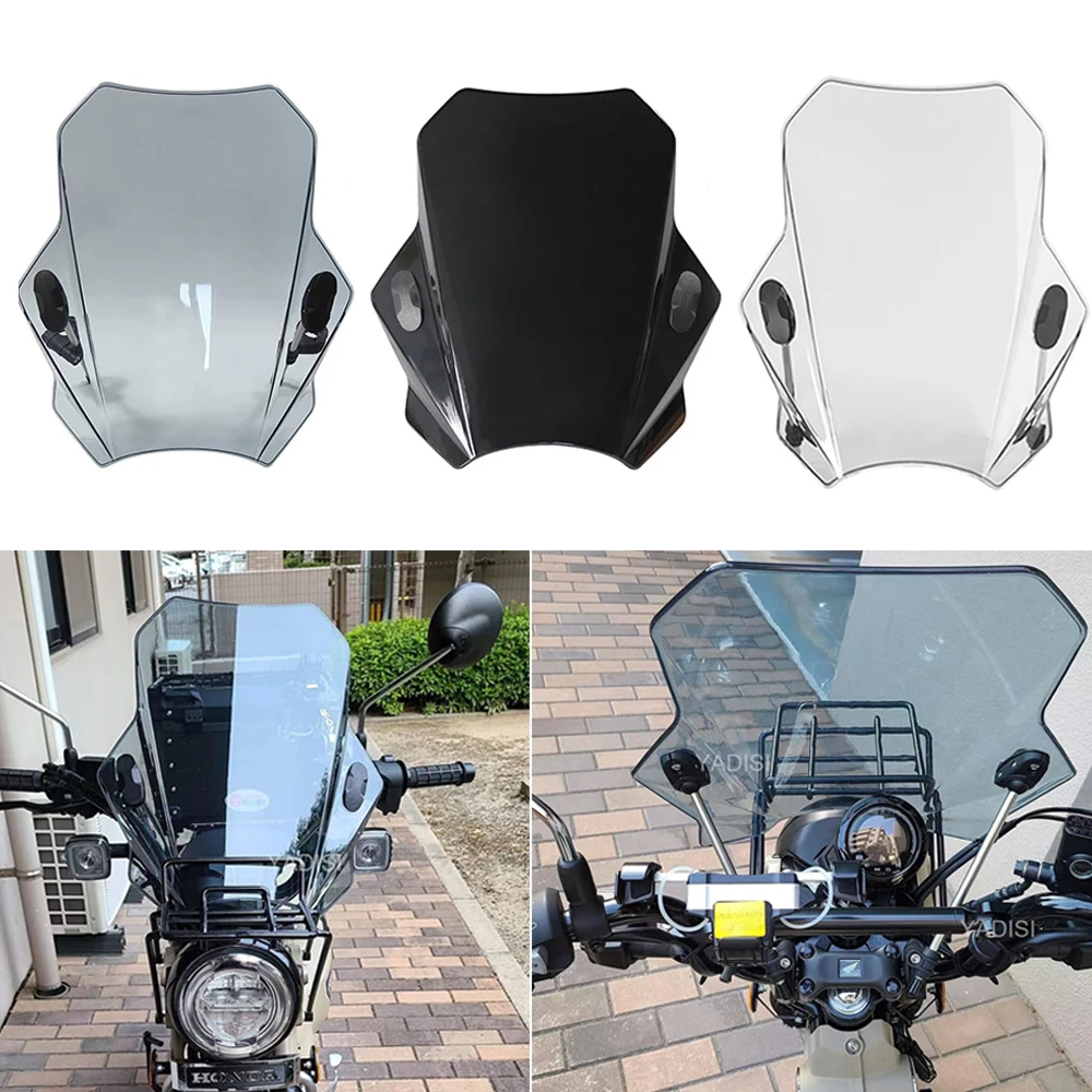 Motorcycle Windshield Glass Cover Screen Deflector For HONDA CT125 Super Cub 2020-2021