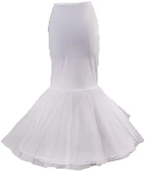 

Womens New Charming Mermaid Petticoat for Bridal Wedding Gown White 2024